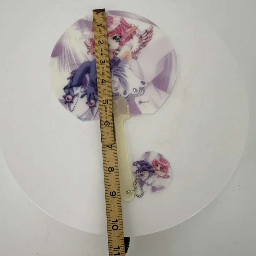 Rare Vtg Plastic Hand Fan From Anime A Little Snow Fairy Sugar-Japan-Collectible